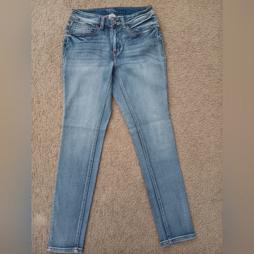 Time and Tru Blue Skinny Jeans Classic Denim